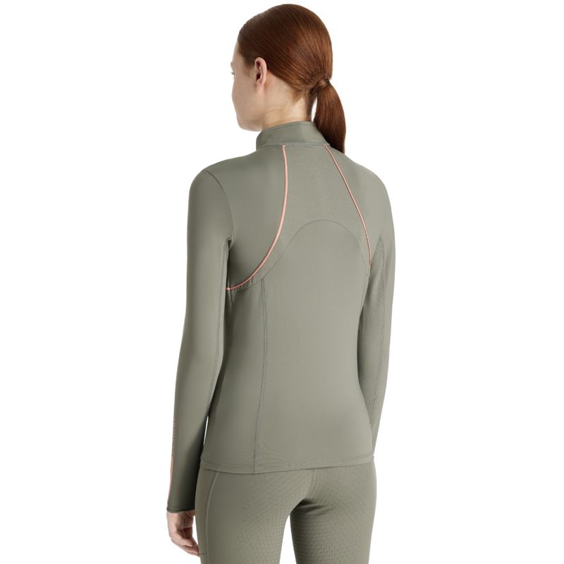LeMieux Young Rider Mia Mesh Base Layer - Rosemary-1