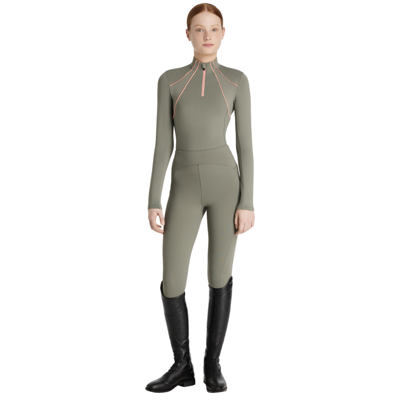 LeMieux Young Rider Mia Mesh Base Layer - Rosemary-3