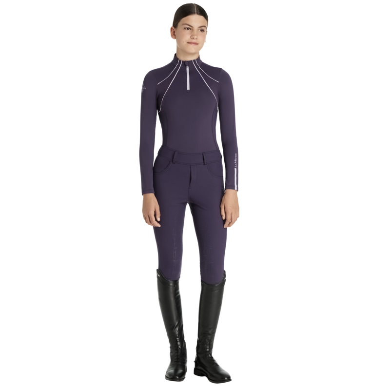 LeMieux Young Rider Mia Mesh Base Layer - Juniper-3