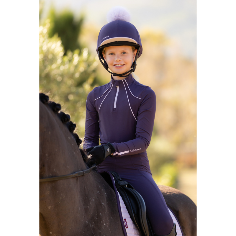 LeMieux Young Rider Mia Mesh Base Layer - Juniper-6