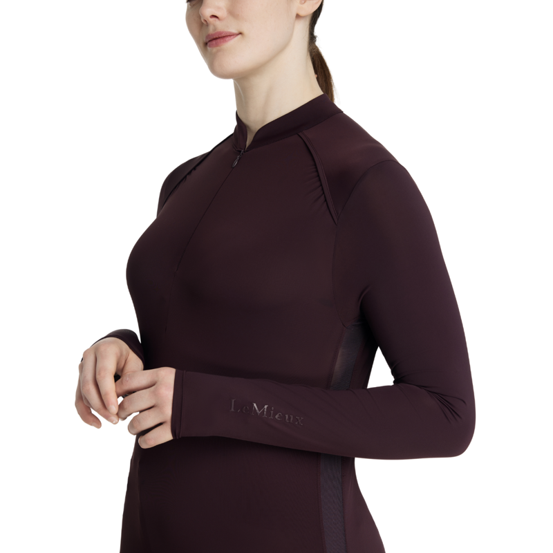 LeMieux Heyden Lightweight Base Layer - Damson-2