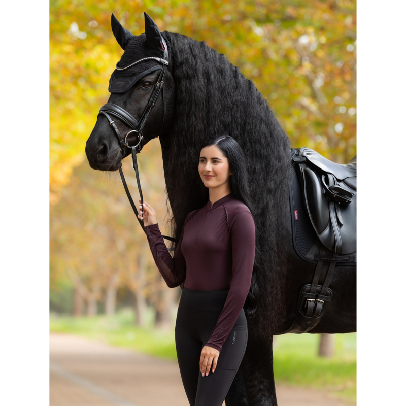 LeMieux Heyden Lightweight Base Layer - Damson-6