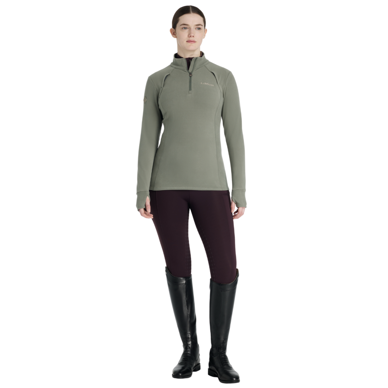 LeMieux Frances Quarter Zip Fleece - Rosemary-3