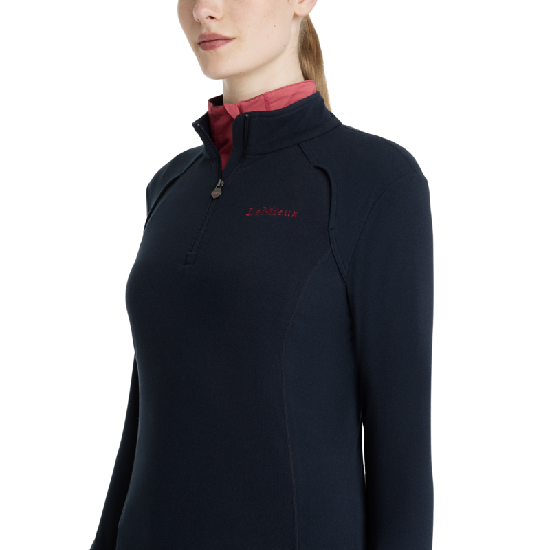 LeMieux Frances Quarter Zip Fleece - Navy-2