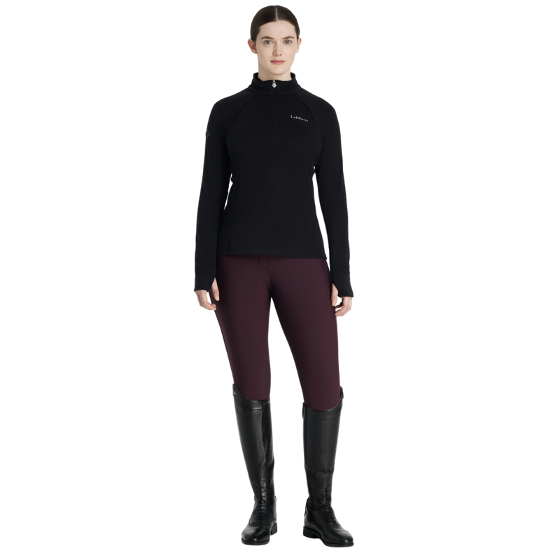 LeMieux Frances Quarter Zip Fleece - Black-3