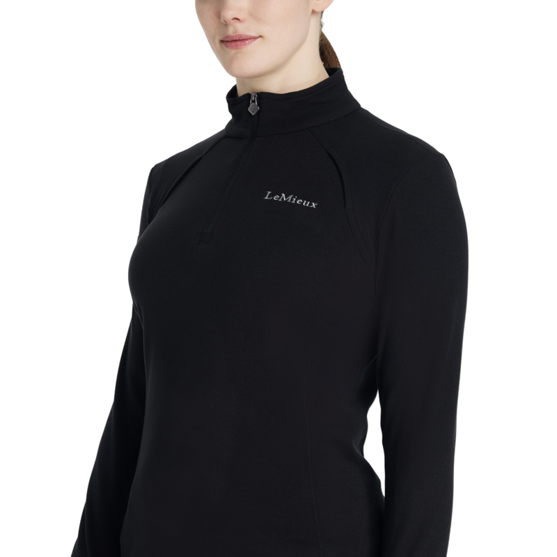 LeMieux Frances Quarter Zip Fleece - Black-2