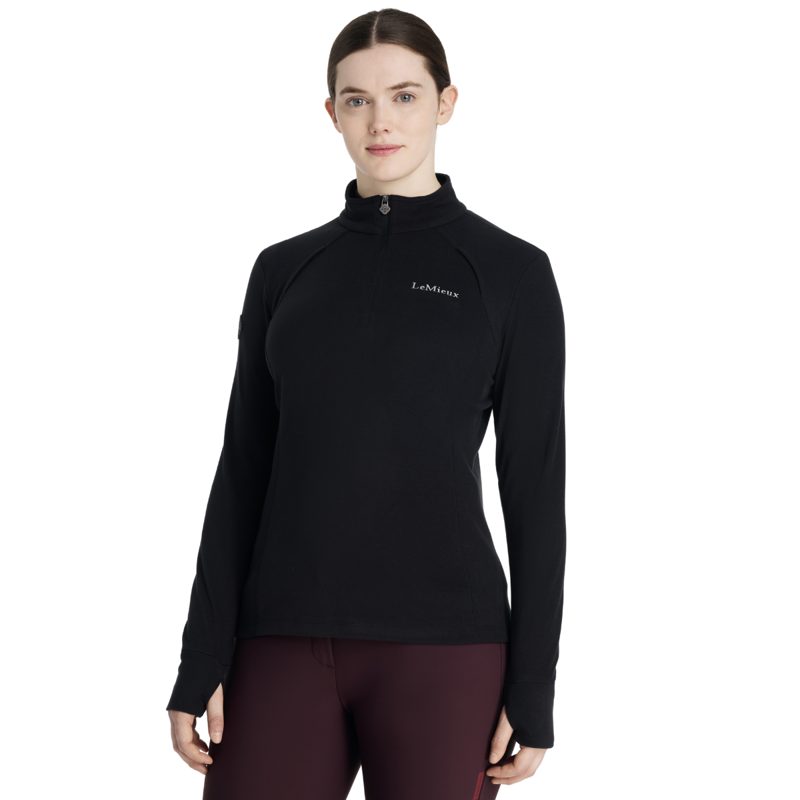 LeMieux Frances Quarter Zip Fleece - Black