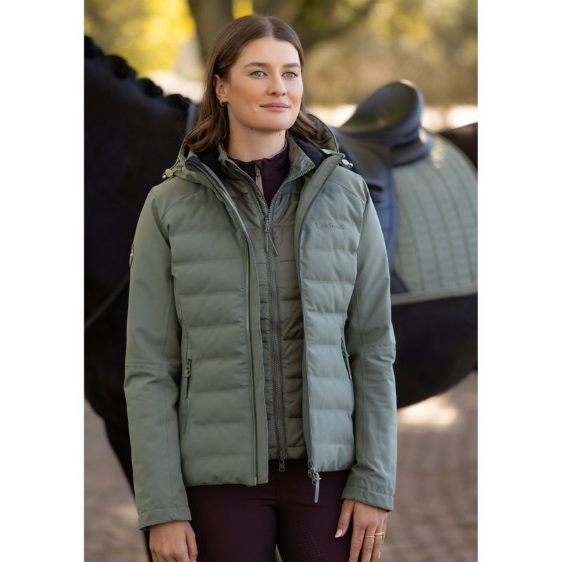 LeMieux Brooke Waterproof Hybrid Jacket - Rosemary-5