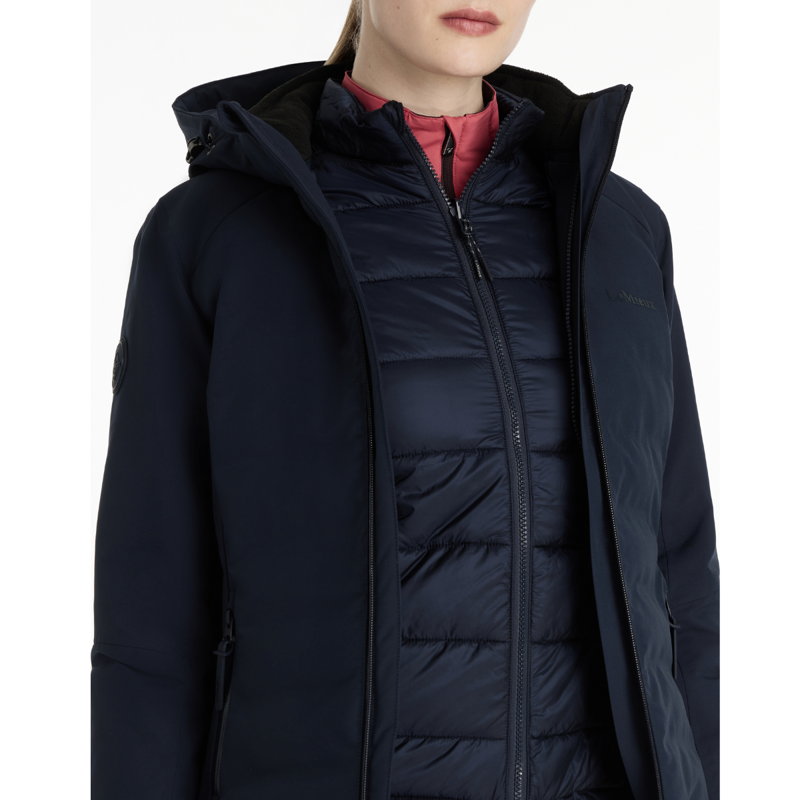LeMieux Brooke Waterproof Hybrid Jacket - Navy-3