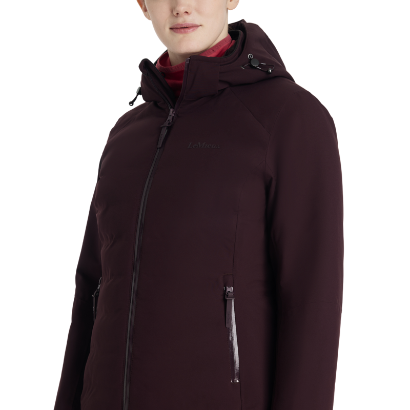LeMieux Brooke Waterproof Hybrid Jacket - Damson-3