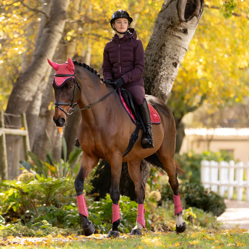 LeMieux Brooke Waterproof Hybrid Jacket - Damson-9