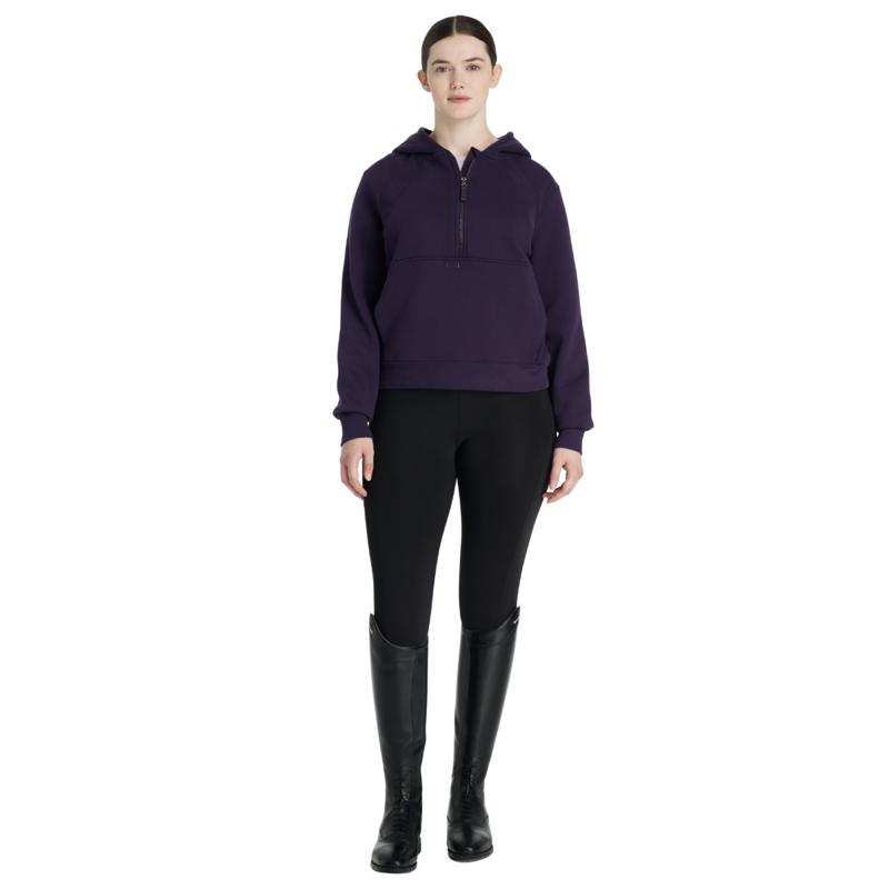 LeMieux Henrietta Half Zip Hoodie - Juniper-3