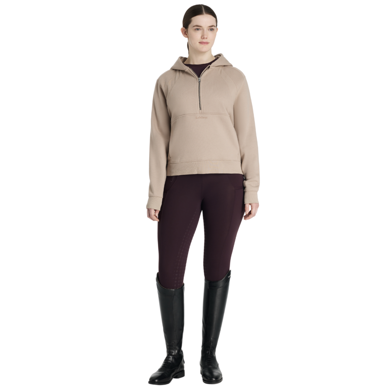 LeMieux Henrietta Half Zip Hoodie - Almond-3