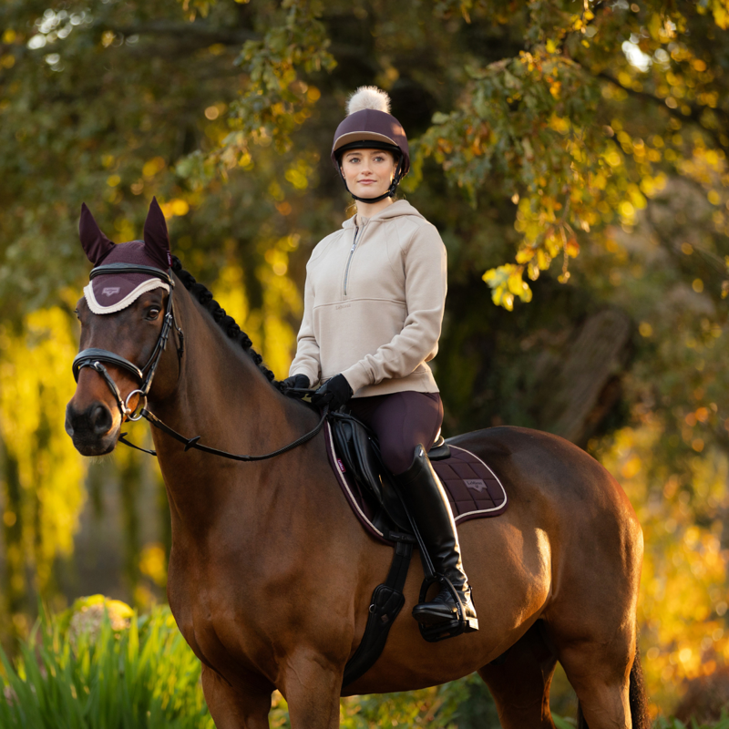 LeMieux Henrietta Half Zip Hoodie - Almond-7