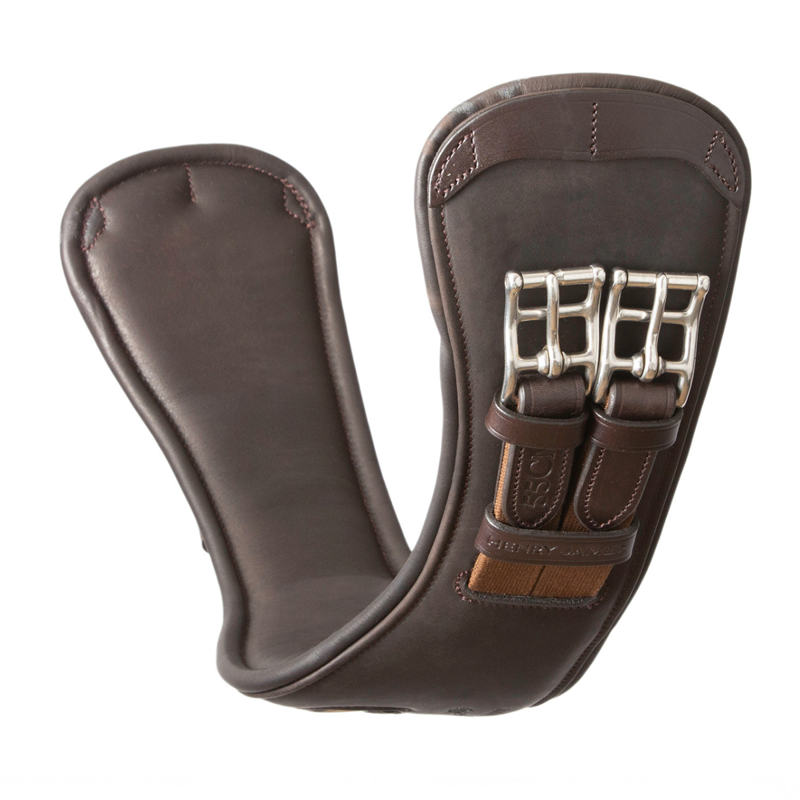 Henry James Symmetry Anatomic Short Girth - Havana Brown-1