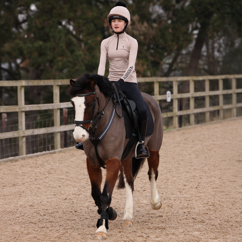 Aubrion Young Rider React Winter Base Layer - Sand-7