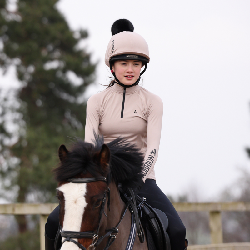Aubrion Young Rider React Winter Base Layer - Sand-6