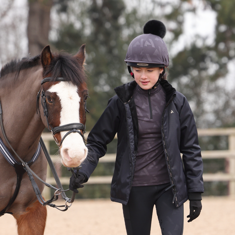 Aubrion Young Rider React Winter Base Layer - Shadow-9