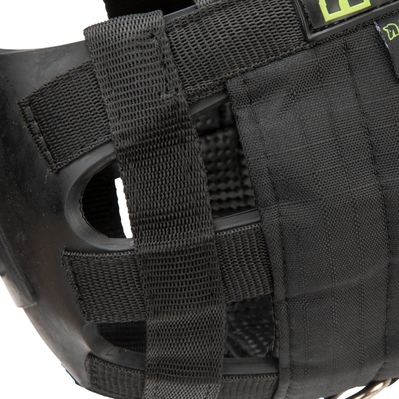 Shires Freegraze Airflow Grazing Muzzle - Black-7