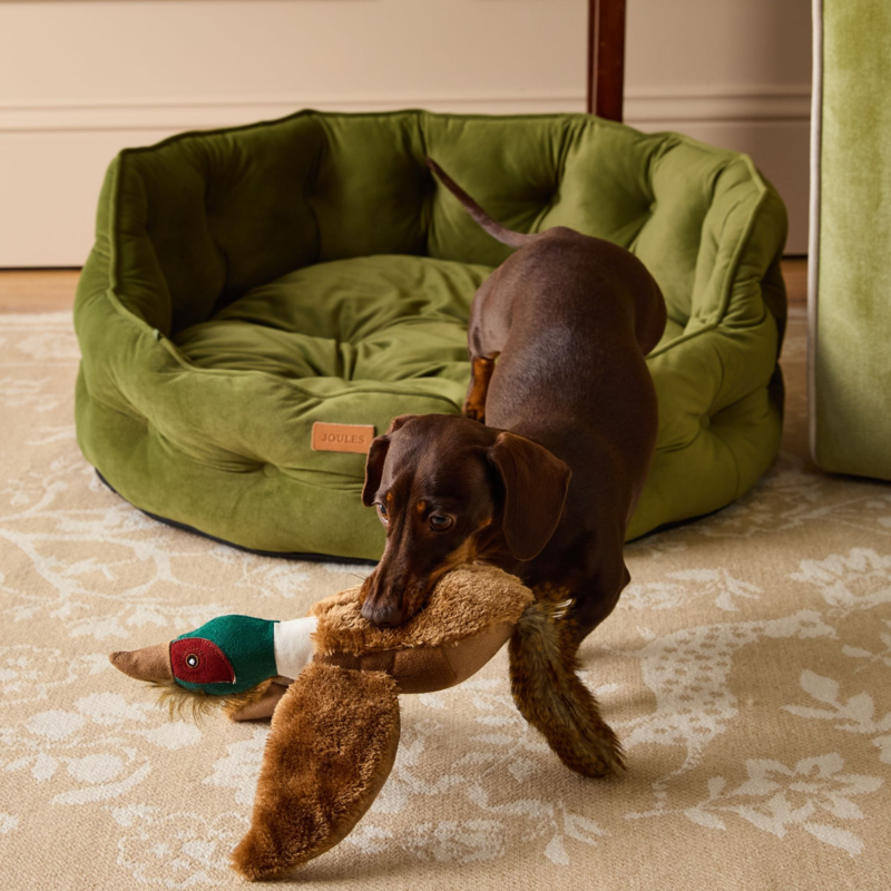 Joules Chesterfield Pet Bed - Khaki-2