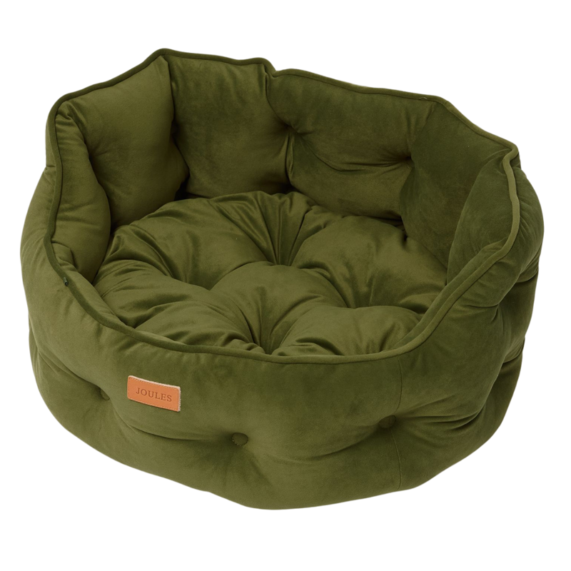 Joules Chesterfield Pet Bed - Khaki-1
