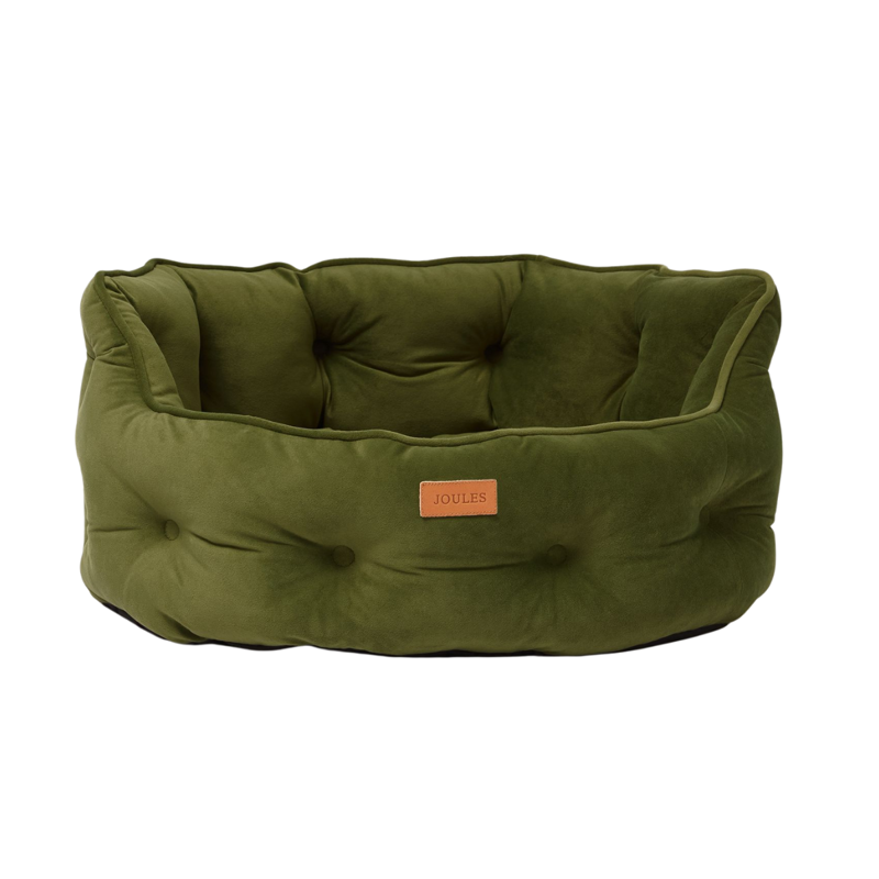Joules Chesterfield Pet Bed - Khaki