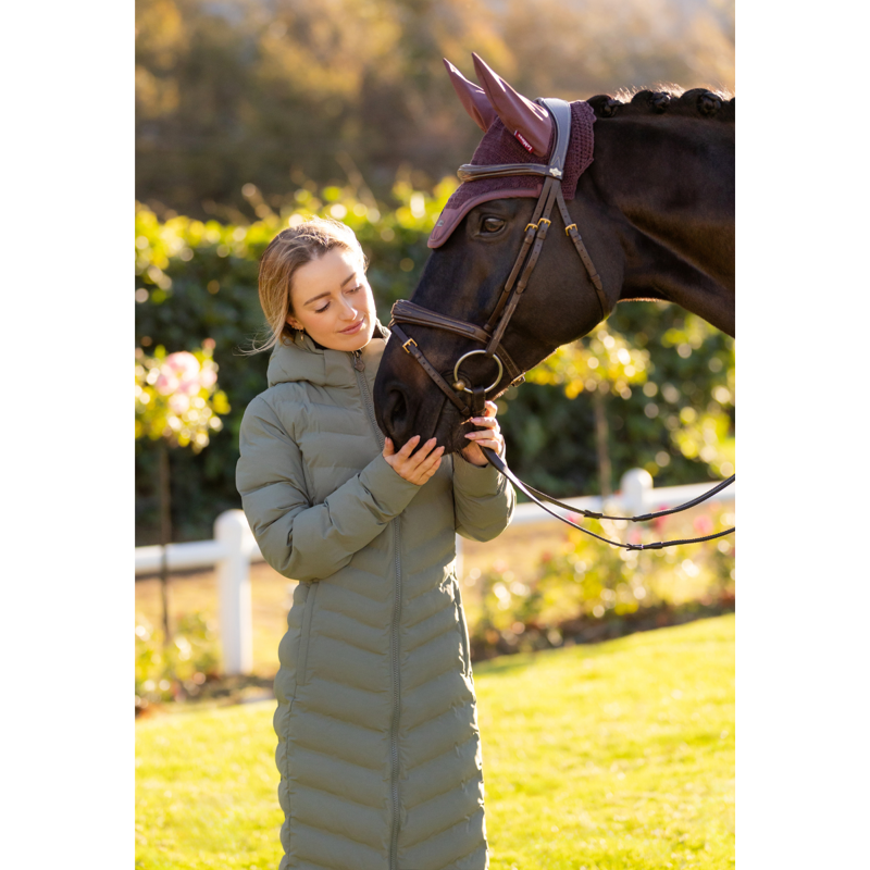 LeMieux Hayley Water Resistant Longline Puffer Coat - Rosemary-7