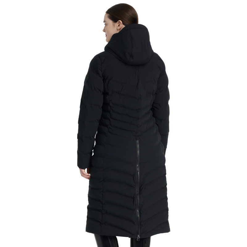 LeMieux Hayley Water Resistant Longline Puffer Coat - Black-1