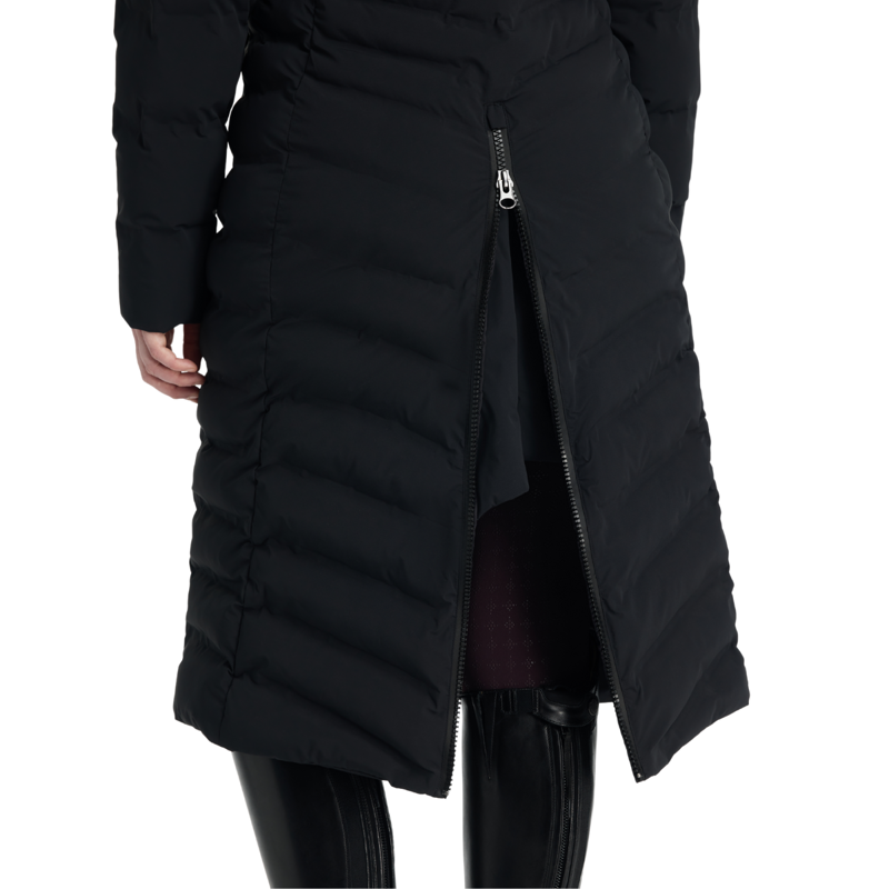 LeMieux Hayley Water Resistant Longline Puffer Coat - Black-4