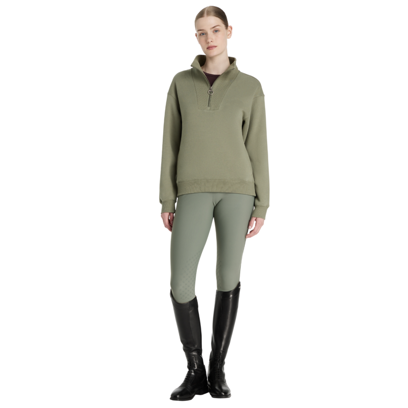 LeMieux Keira Quarter Zip Sweat - Rosemary-3