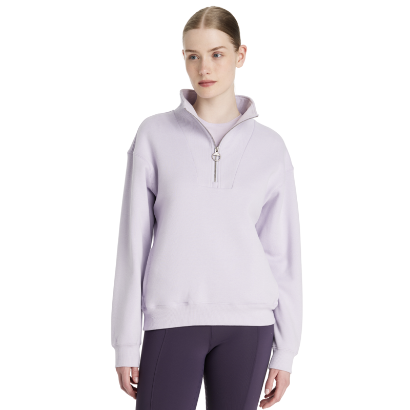 LeMieux Keira Quarter Zip Sweat - Lilac