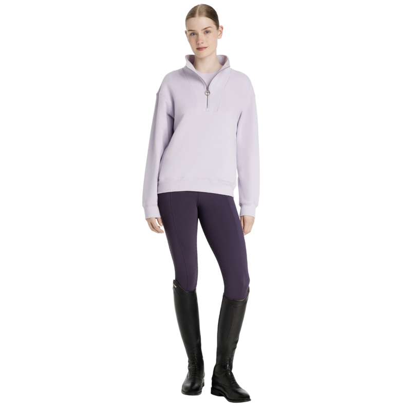 LeMieux Keira Quarter Zip Sweat - Lilac-3