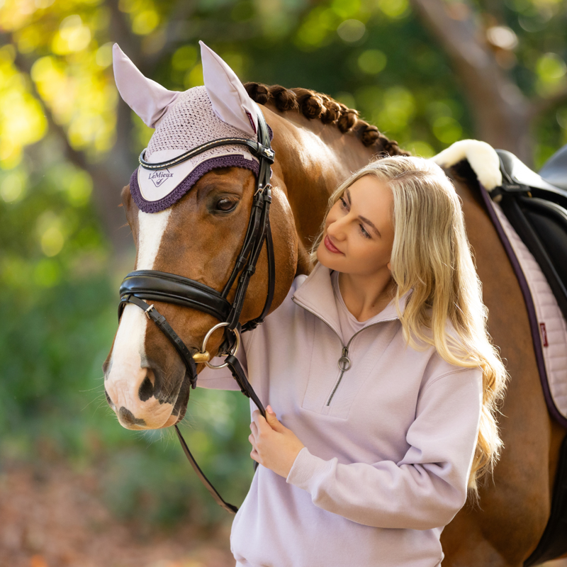 LeMieux Keira Quarter Zip Sweat - Lilac-6