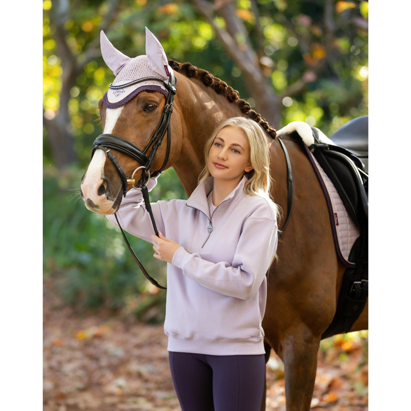 LeMieux Keira Quarter Zip Sweat - Lilac-5