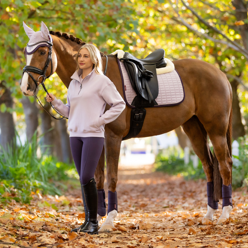 LeMieux Keira Quarter Zip Sweat - Lilac-8