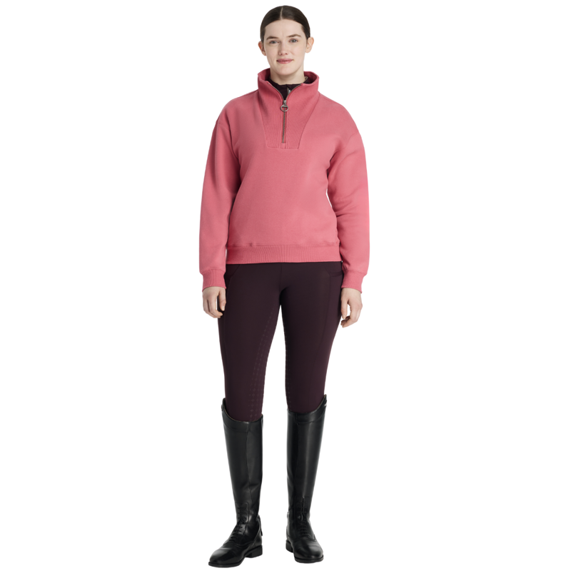 LeMieux Keira Quarter Zip Sweat - Cranberry-3