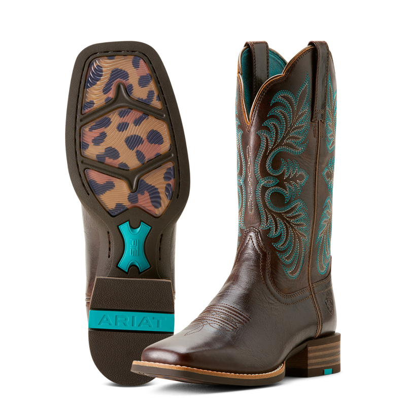 Ariat Women's Gillette Western Boot - Regular - Arizona Brown-5