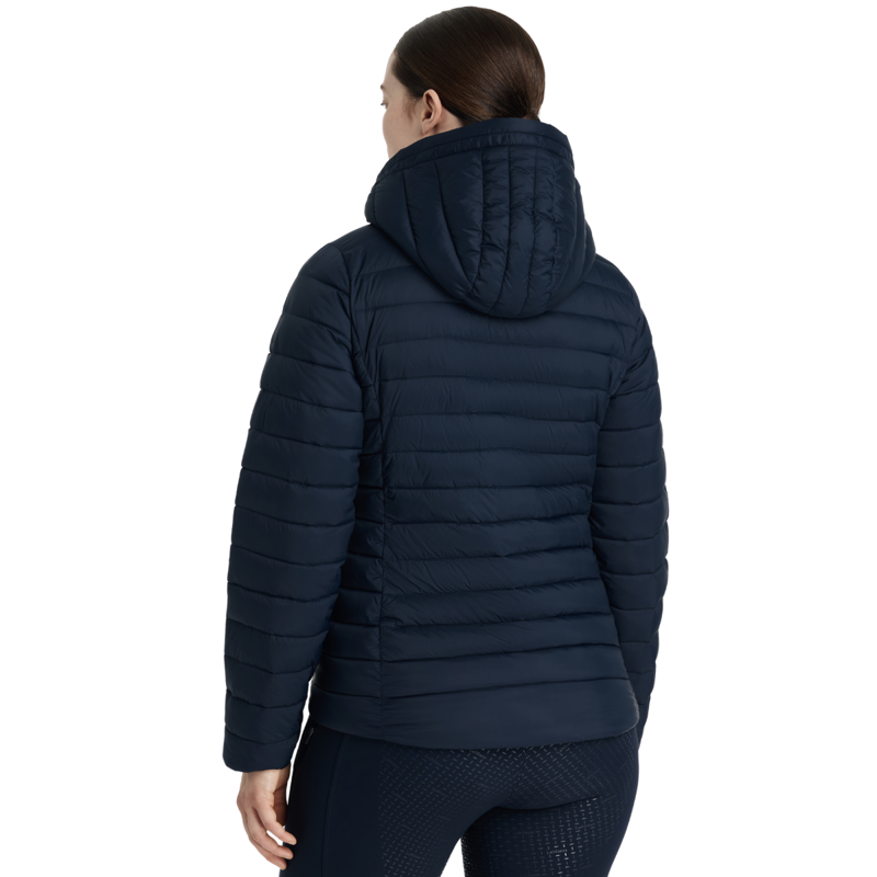 LeMieux Rose Hooded Puffer Jacket - Navy-1