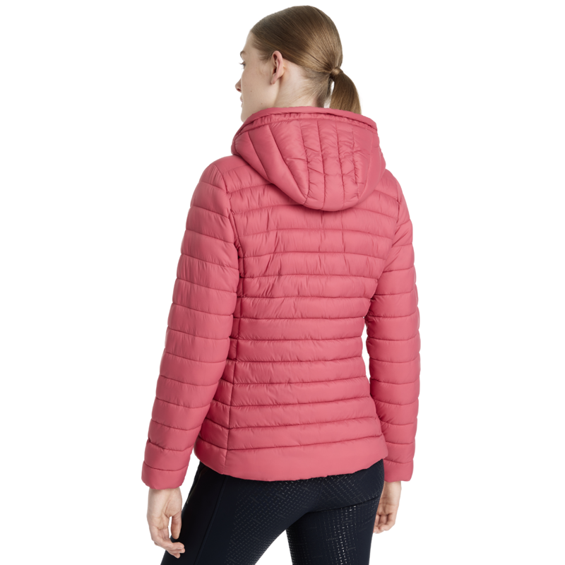 LeMieux Rose Hooded Puffer Jacket - Cranberry-1