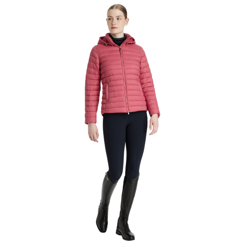 LeMieux Rose Hooded Puffer Jacket - Cranberry-3