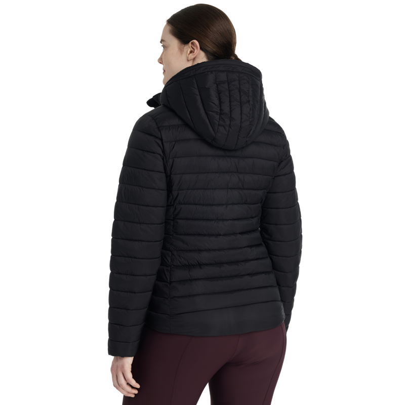 LeMieux Rose Hooded Puffer Jacket - Black-1