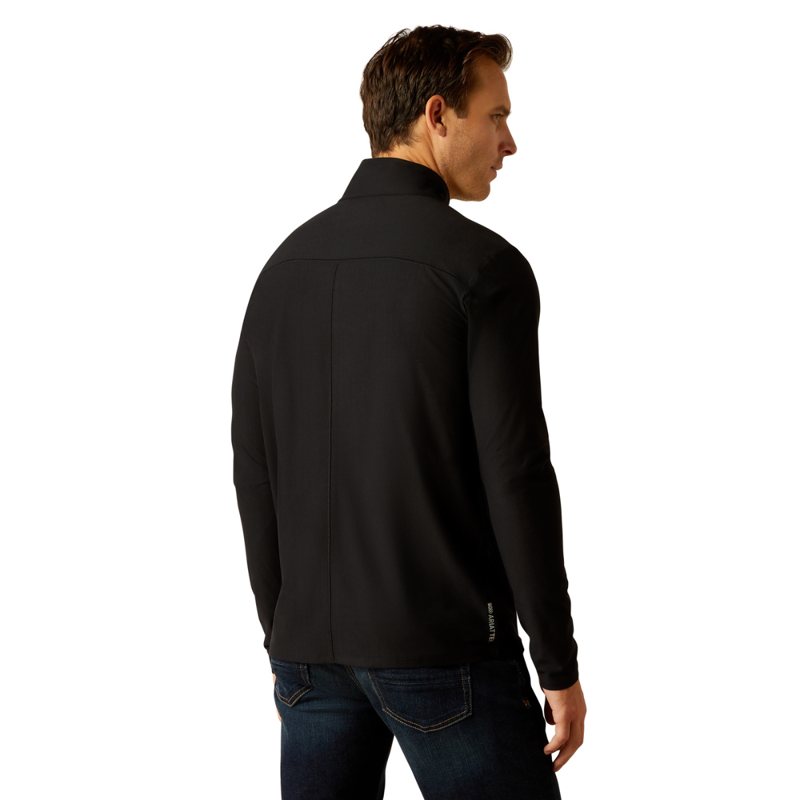 Ariat Men's Lowell 3.0 1/4 Zip Baselayer - Black-1