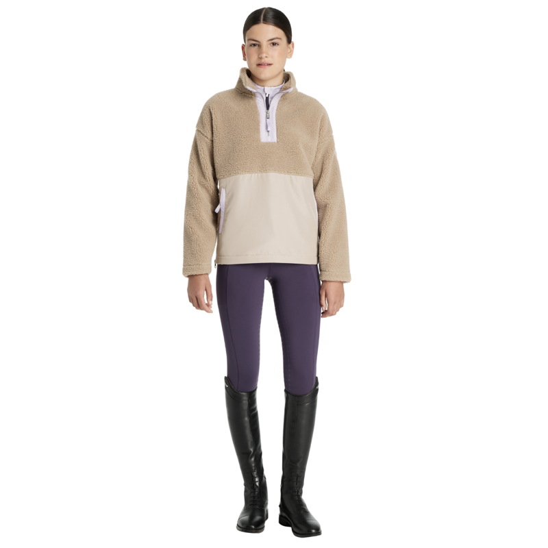 LeMieux Young Rider Tammy Teddy Fleece - Almond-3