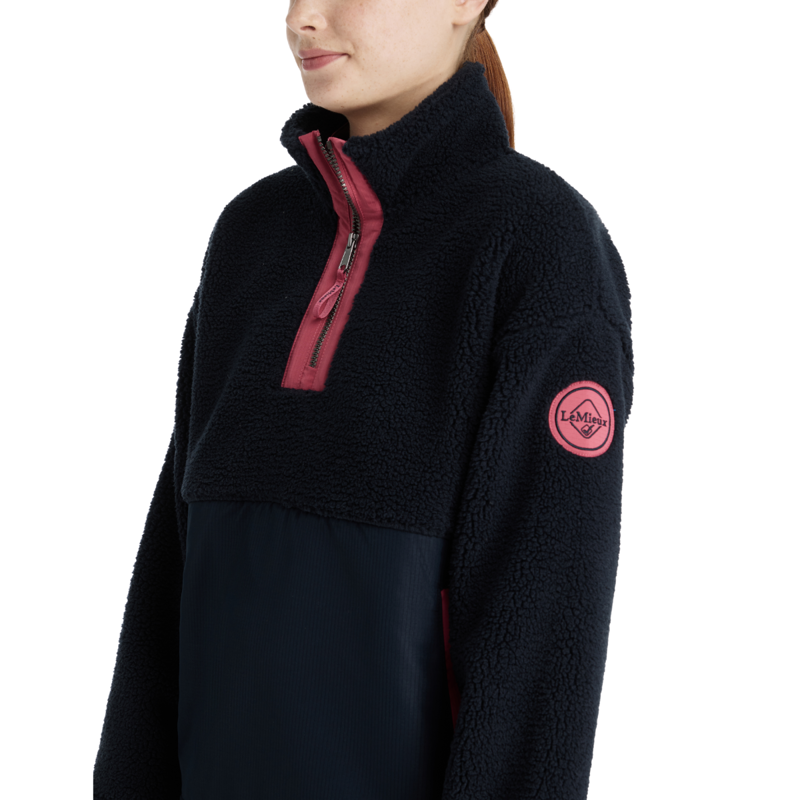 LeMieux Young Rider Tammy Teddy Fleece - Navy-2