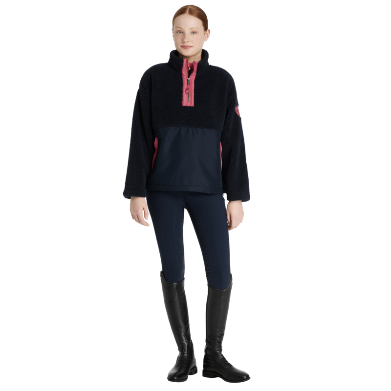 LeMieux Young Rider Tammy Teddy Fleece - Navy-3
