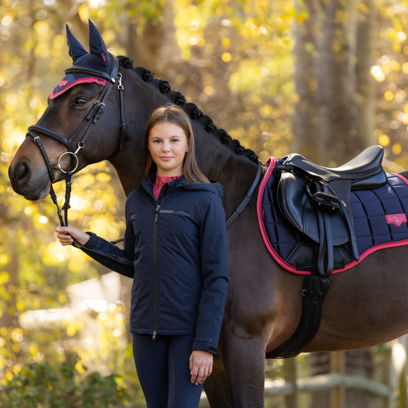 LeMieux Young Rider Thea Water Resistant Jacket - Navy-5