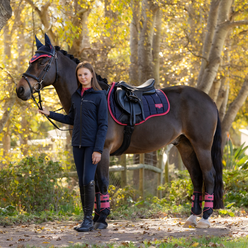 LeMieux Young Rider Thea Water Resistant Jacket - Navy-4
