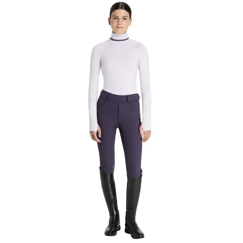 LeMieux Young Rider Savannah Snood Mesh Base Layer - Lilac-3