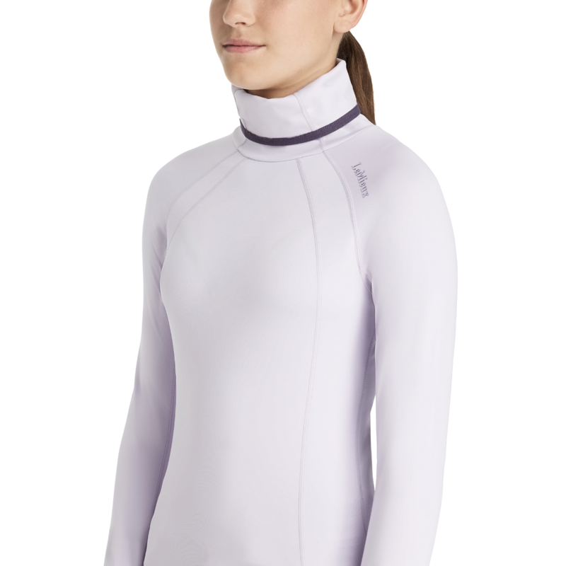 LeMieux Young Rider Savannah Snood Mesh Base Layer - Lilac-2