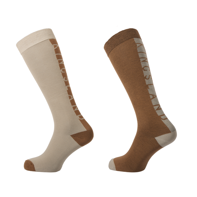 Kingsland KLMelinda Coolmax 2-Pack Socks - Beige Cobblestone